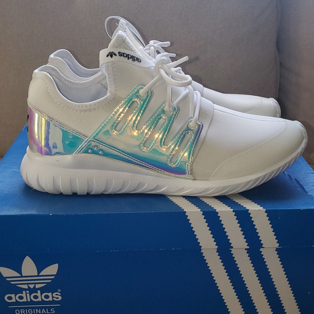 Adidas Tubular Radial K Iridescent Shoes